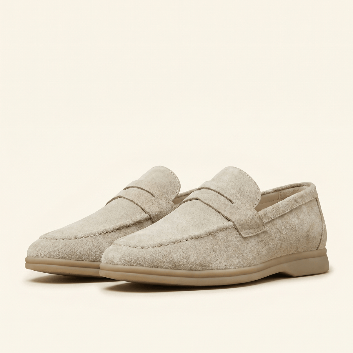 Mocassin Homme Penny Loafer Casual en Suédé