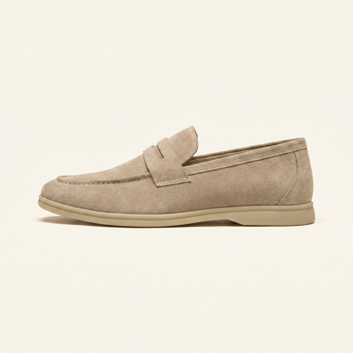 Mocassin Homme Penny Loafer Casual en Suédé