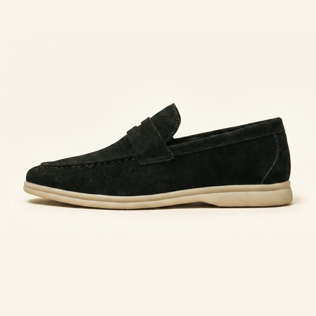 Mocassin Homme Penny Loafer Casual en Suédé