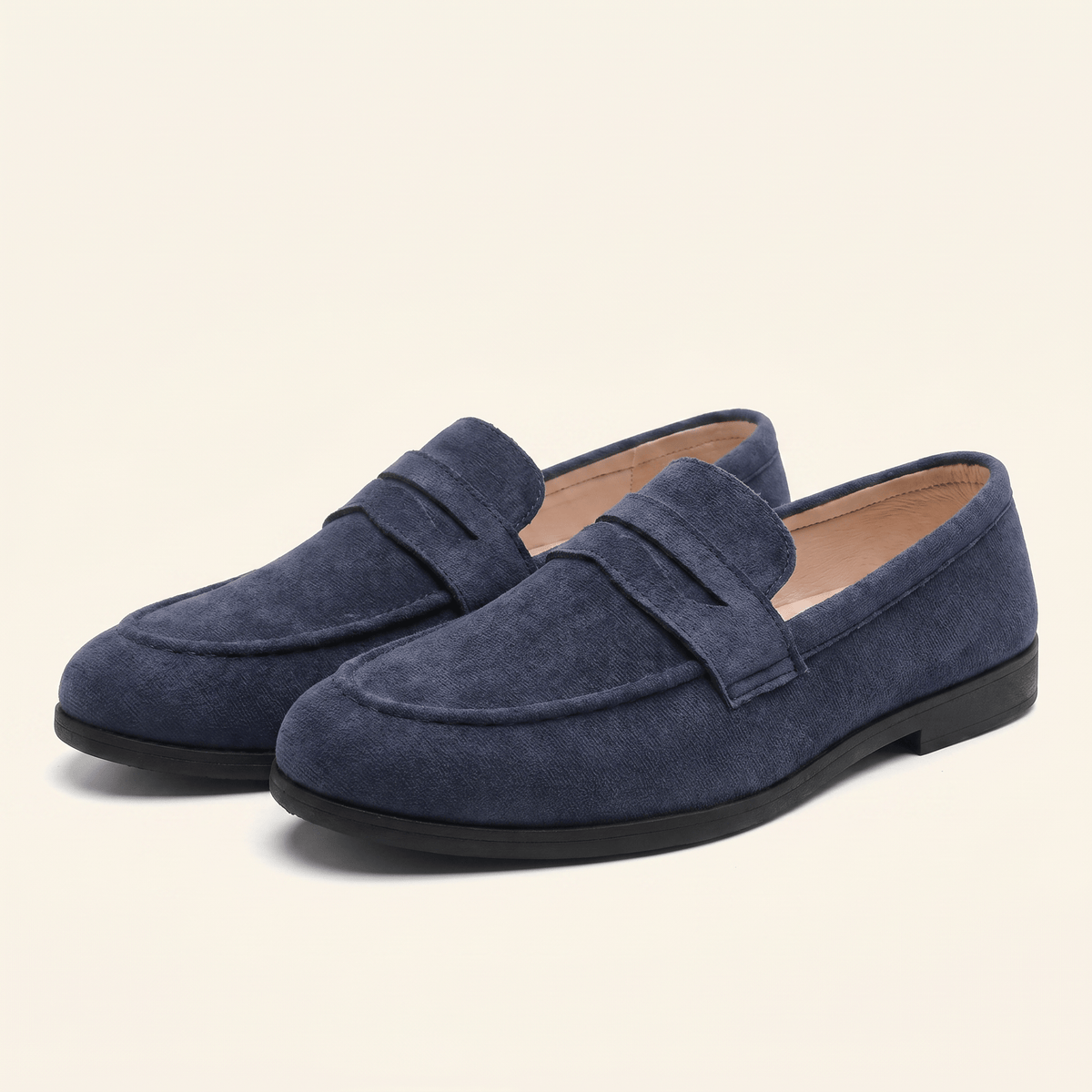 Mocassin Homme Penny Loafer Classique en Daim