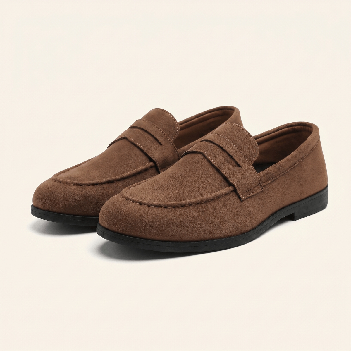 Mocassin Homme Penny Loafer Classique en Daim