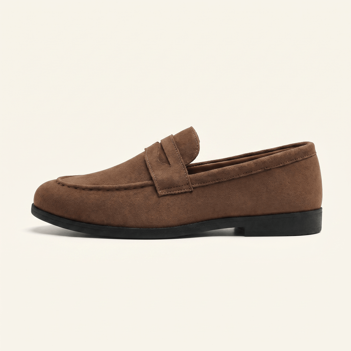 Mocassin Homme Penny Loafer Classique en Daim