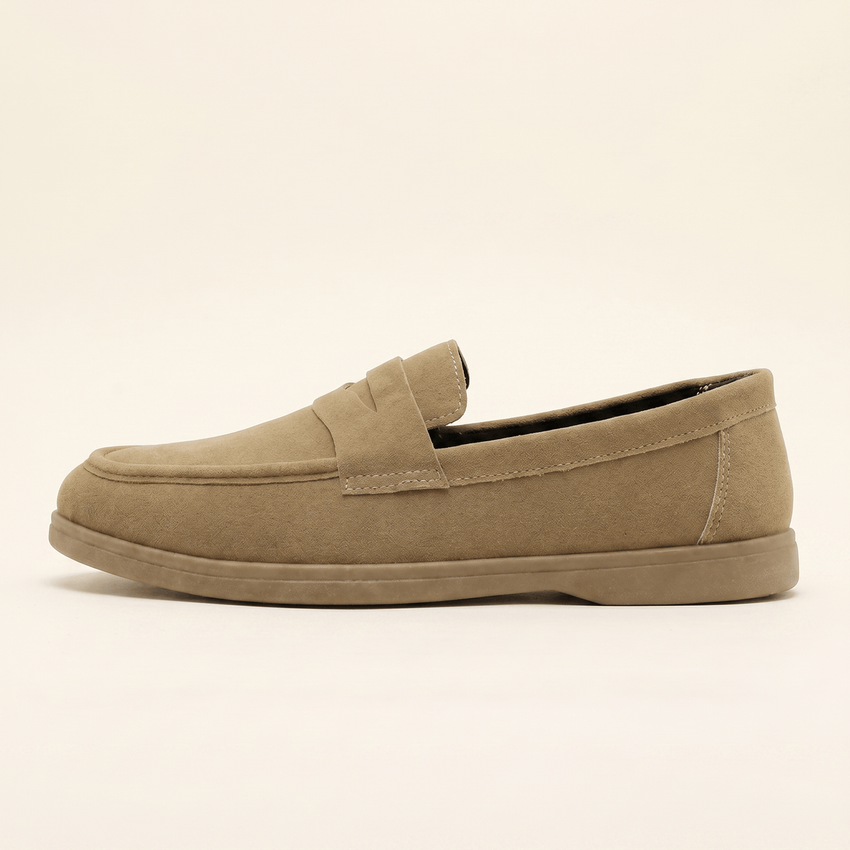 Mocassin Homme Penny Loafer Classique Souple en Velours