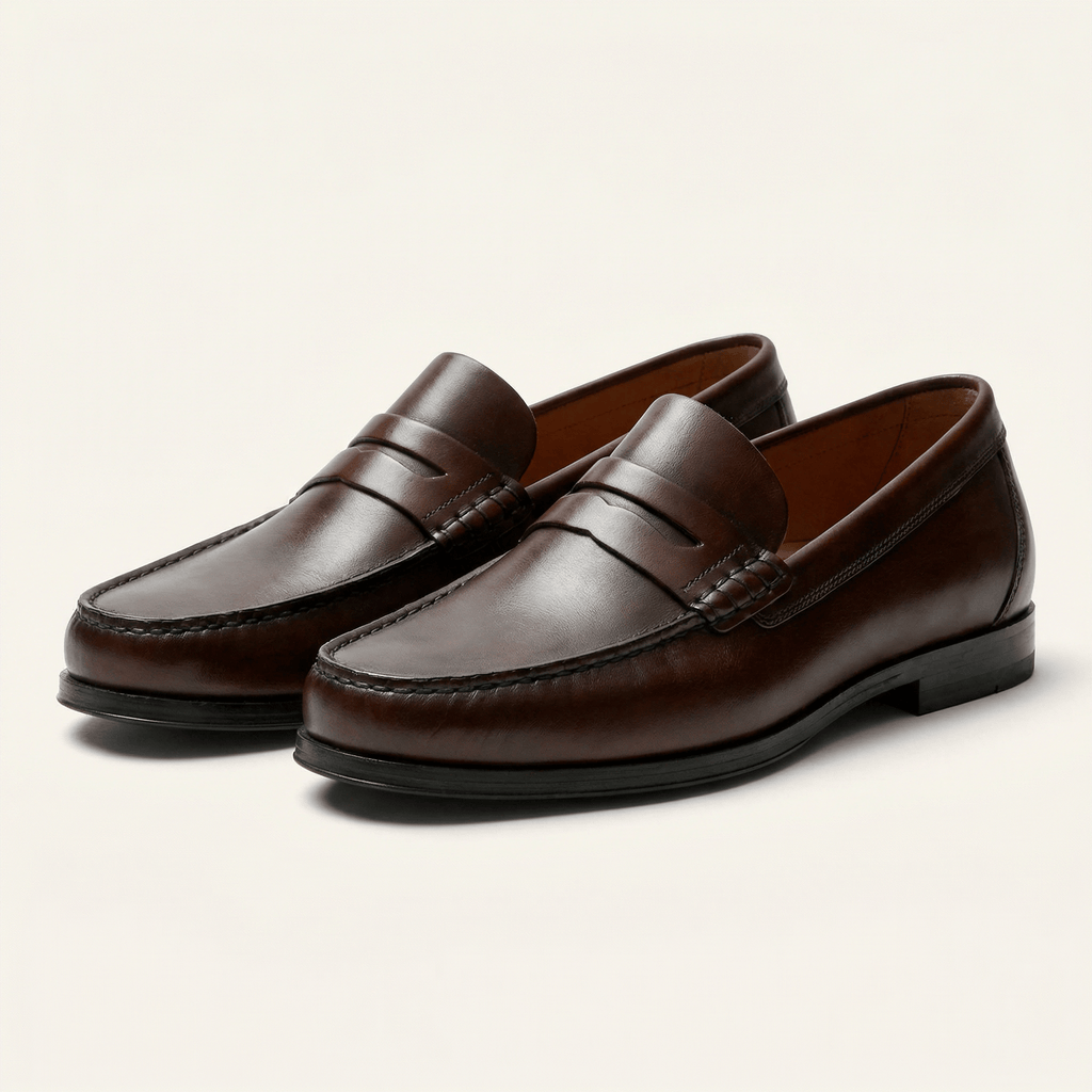 Mocassin Homme Penny Loafer en Cuir