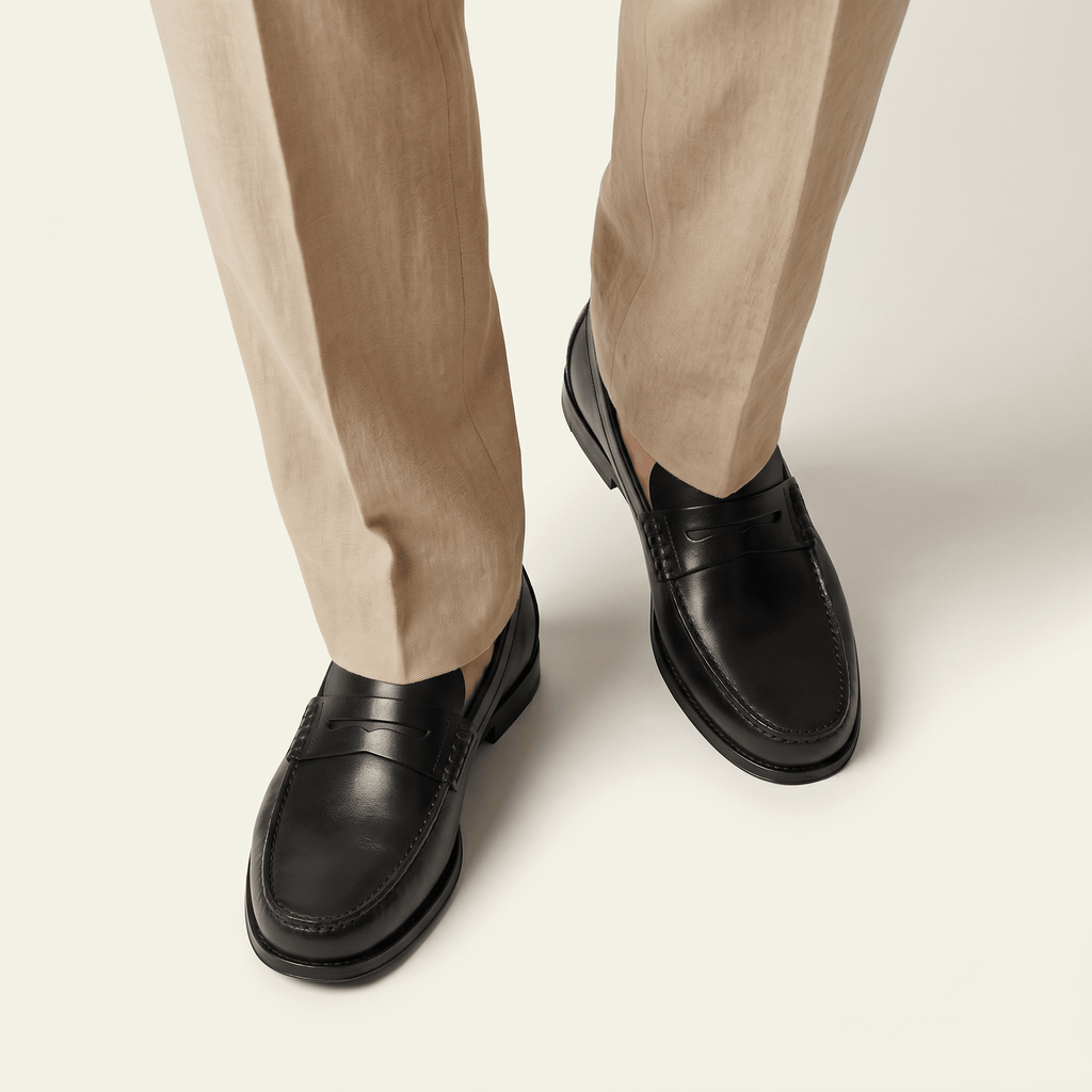 Mocassin Homme Penny Loafer en Cuir