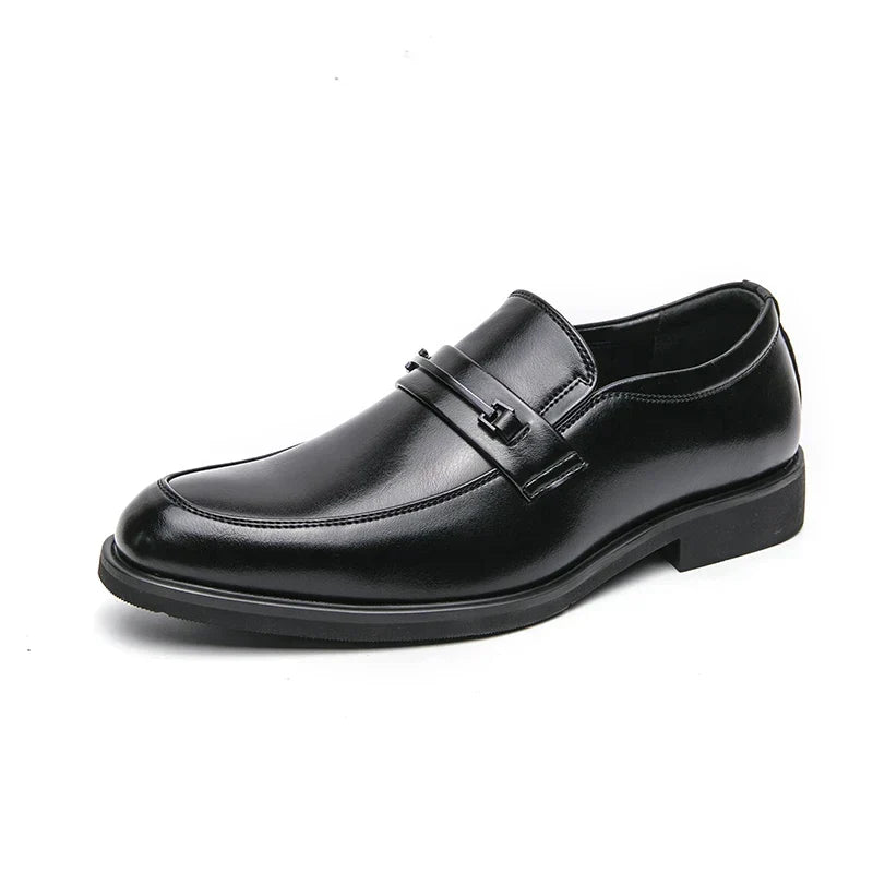 Mocassins homme barrette métallique