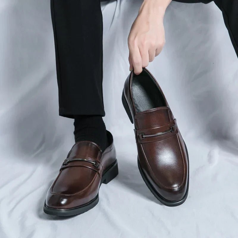 Mocassins homme dessus lisse