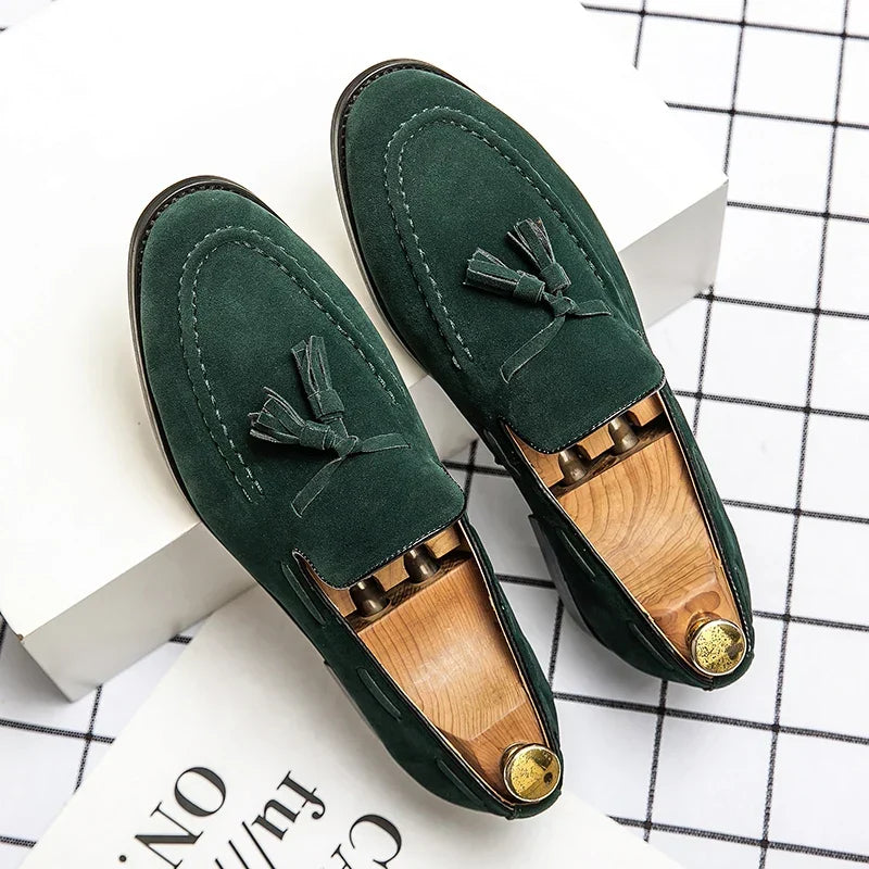 Mocassins homme dessus structuré