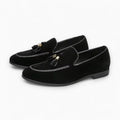 Mocassins classiques à glands effet daim en PU